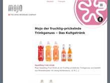 Tablet Screenshot of mojo-drink.ch